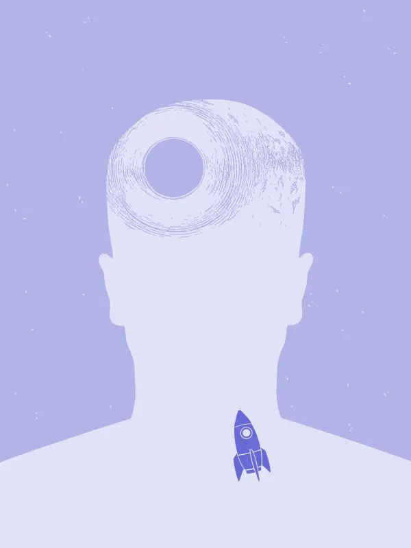 Avatar with a black hole ans a toy rocket