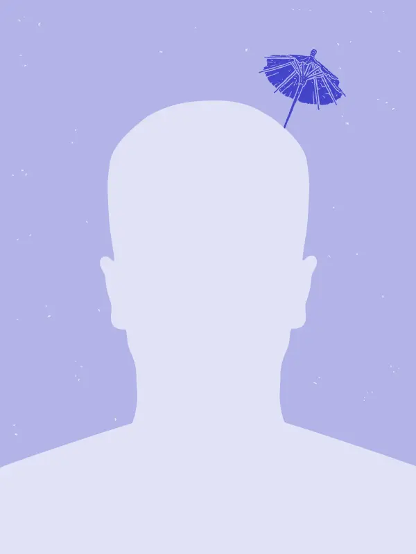 Avatar with a cocktail umbrella