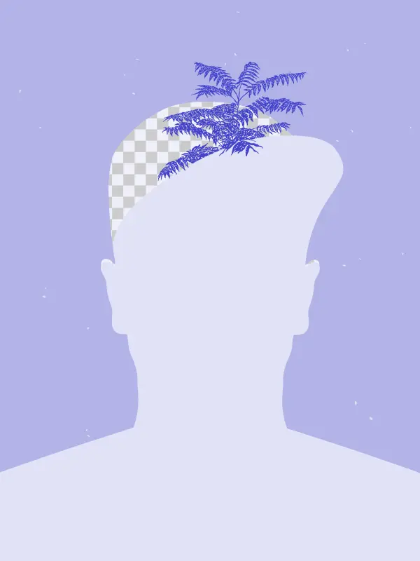 Avatar with tree growing up