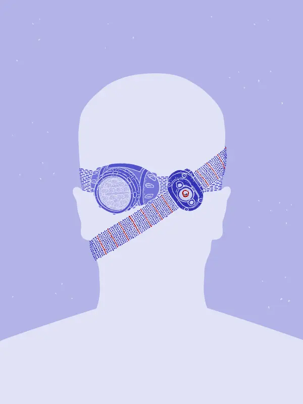 Avatar with headlamps