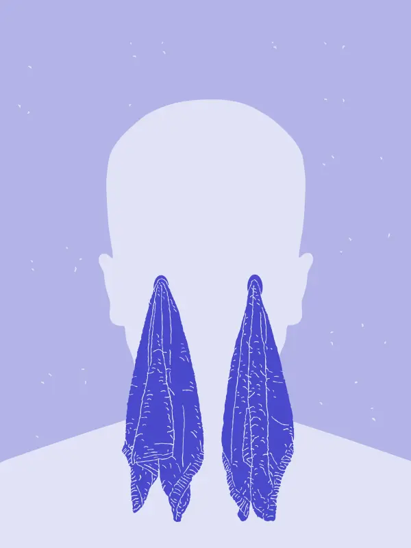 Avatar with two towels