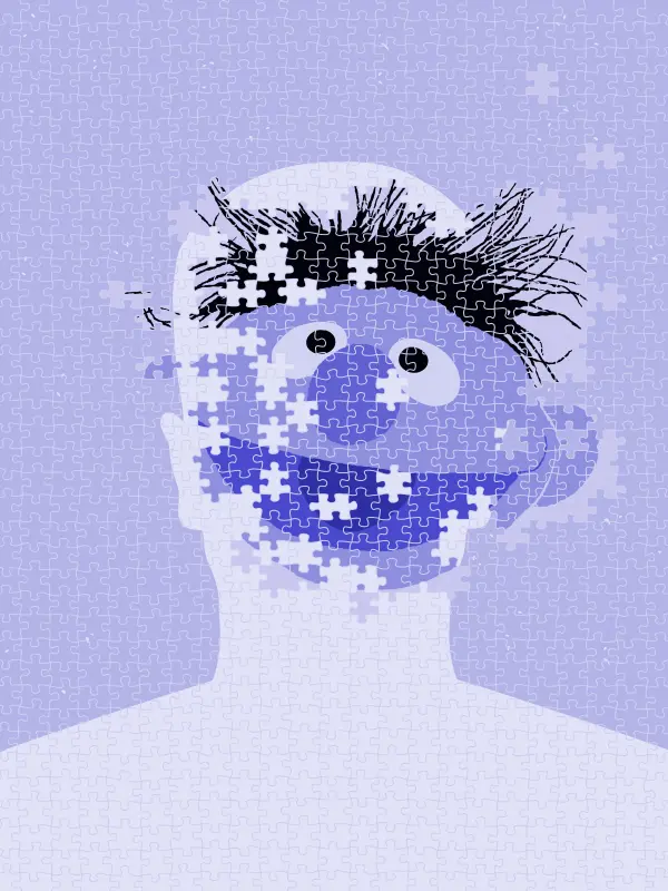 Avatar as a jigsaw puzzle with a patch
