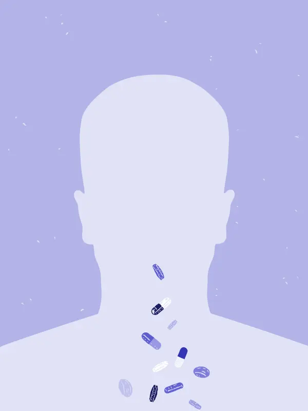 Avatar with various pills