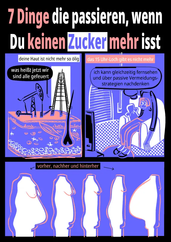 7 Dinge ohne Zucker, Comic