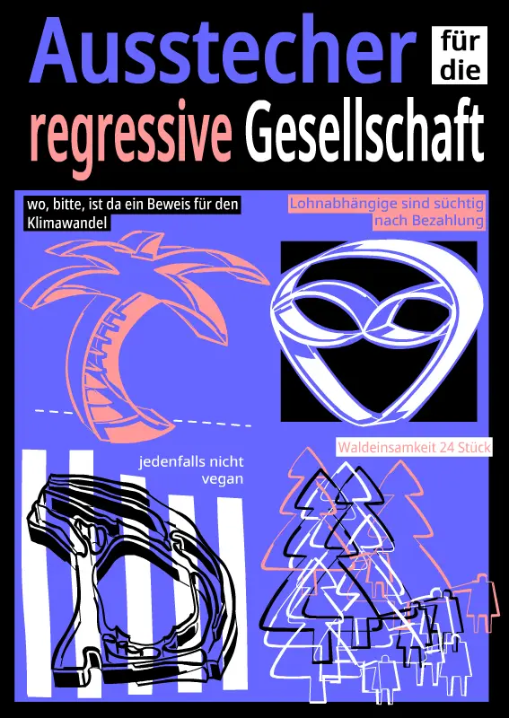 Ausstecher f&uuml;r die regressive Gesellschaft 1, Comic