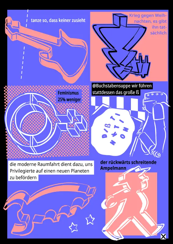 Ausstecher f&uuml;r die regressive Gesellschaft 2, Comic