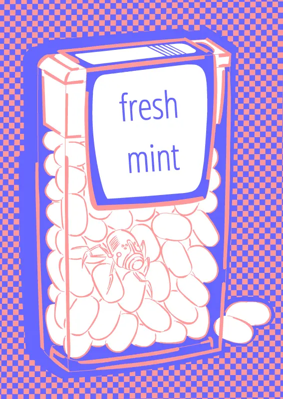 Freshmint, Cartoon