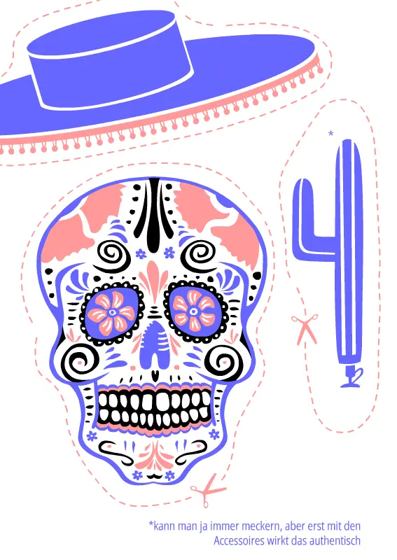 Sugarskull, cartoon